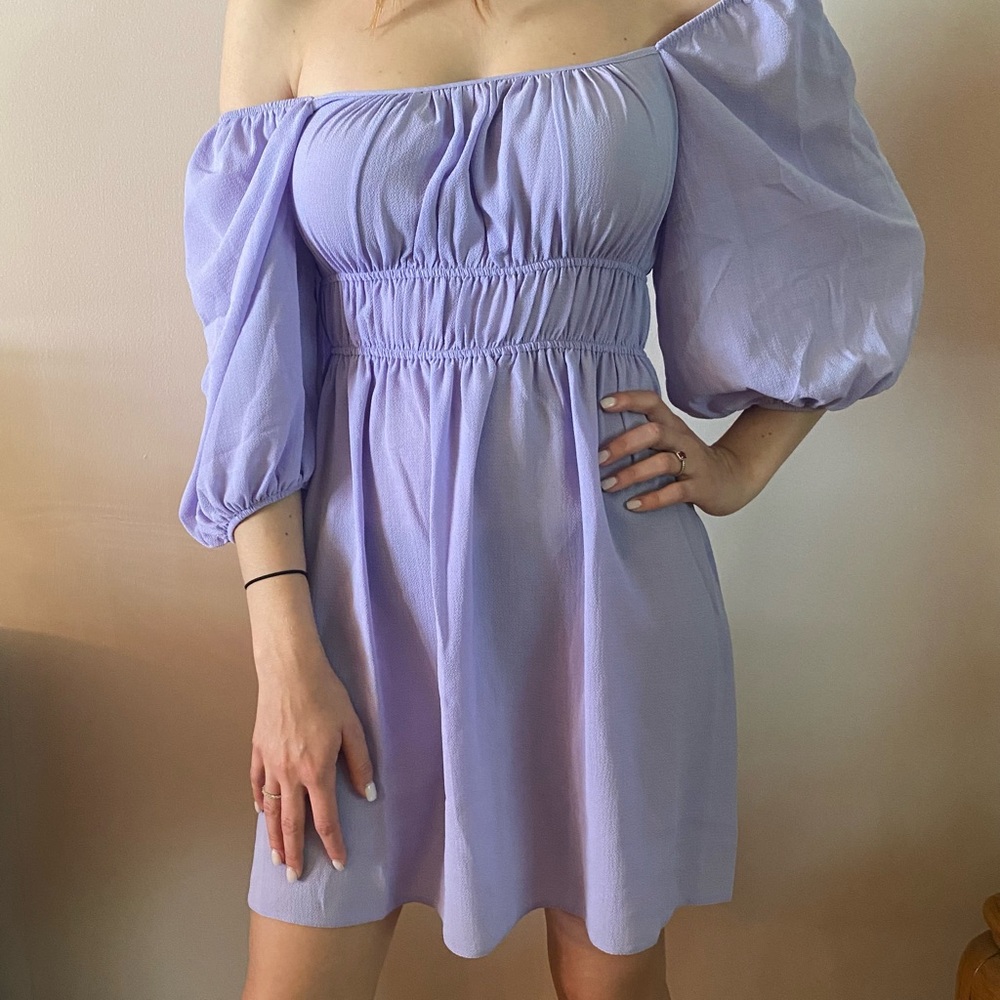 🌼HP🌼 NWOT ASOS DESIGN- Square Neck Mini Dress, SIZE: US 4, UK 8 - Picture 2 of 5